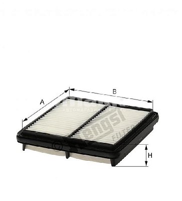 Фильтр воздушный Hengst E763L (C 2229) Chevrolet Lanos