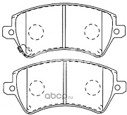 Колодки тормозные передние FP1215E FIT