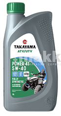Масло моторное TAKAYAMA ATV/UTV Power 4T 10W40 SN MA-2 1л (12шт/уп)