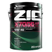 Масло моторное ZIC X7000 AP 10W40  синтетическое 20л