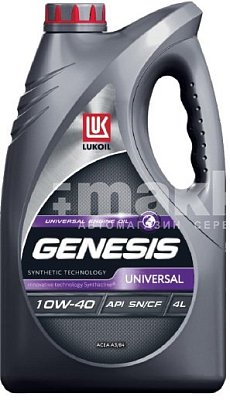 Масло моторное Лукойл Genesis UNIVERSAL (SN/CF) п/синт. 10W40 4 л. 
