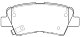 Колодки тормозные дисковые задние BP13009 SB NAGAMOCHI
