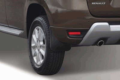 Брызговики черные модель RENAULT Duster, 2012-2015, 2015+ задние (к-т 2шт) Novline NLF.41.29.E13