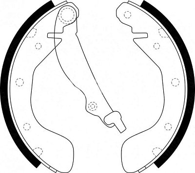 Колодки тормозные задние FN11174 NIBK
