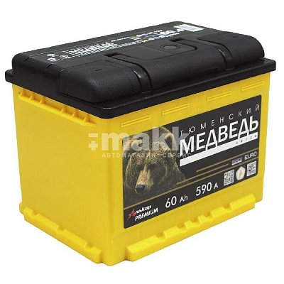 Аккумуляторная батарея 60 Ач Тюменский медведь LA о/п 