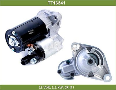 Стартер Toyota AURIS 1ZR, 2ZR  Corolla ZRE151 1,6 1ZR-FE TT16541 Tesla Technics