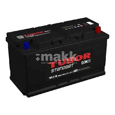 Аккумуляторная батарея 100 Ач Титан Standart о/п  35,2*17,5*19,0