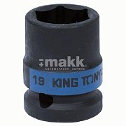 Головка торцевая ударная шестигранная 1/2", 19 мм King Tony 453519M