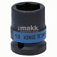 Головка торцевая ударная шестигранная 1/2", 19 мм King Tony 453519M