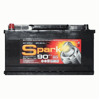 Аккумуляторная батарея 90 Ач Spark п/п  35,3*17,5*19