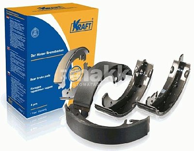 Колодки тормозные задние барабанные KT 091357 KRAFT