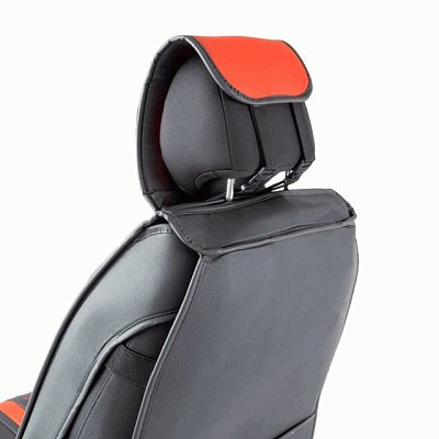 Накидки на сиденье Car Performance передние 2 шт экокожа черн/красные CUS-3012 BK/RD