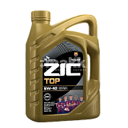 Масло моторное ZIC TOP 5W40  синтетическое 4л