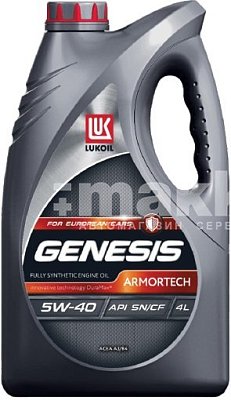 Масло моторное Лукойл Genesis ARMORTECH (SP/CF) синт. 5W40 4л.  