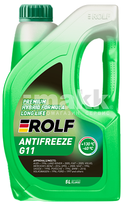 Антифриз ROLF  (-40) G11 Green 5л (зеленый)