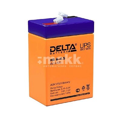 Аккумуляторная батарея Delta 6В 4,5Ач HR 6-4.5  