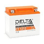 Мото аккумулятор DELTA 12В 12Ач (YTX14-BS, YTX12-BS) п/п