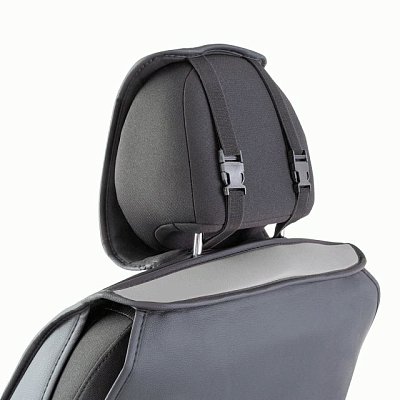 Накидки на сиденье Car Performance передние 2 шт алькантара + экокожа черн/серые  CUS-3034 BK/GY