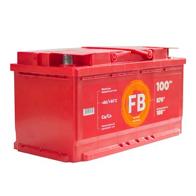 Аккумуляторная батарея 100 Ач FB п/п 35,3*17,5*19