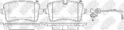 Колодки тормозные задние PN0478W NIBK