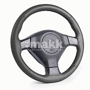 Оплётка нат.кожа чёрный Autoprofi перфорир 50шт/уп SAM-201 BK(M) "В" для перетяжки нить игла 