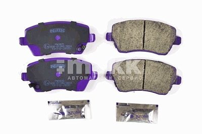 Колодки тормозные передние PN9805 NIBK
