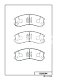 Колодки тормозные передние PF5331 Nisshinbo 