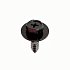 Саморез 10*20 с прессшайбой D5,5*18 черный С04