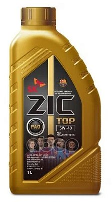 Масло моторное ZIC TOP 5W40  синтетическое 1л