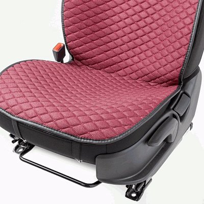 Накидки на сиденье Car Performance передние 2 шт  fiberflax розовые CUS-1032 PINK