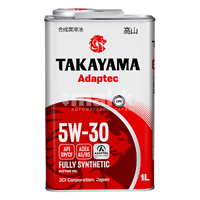 Масло моторное TAKAYAMA  5W30 синт API SP/CF, ACEA  A5/B5 1л
