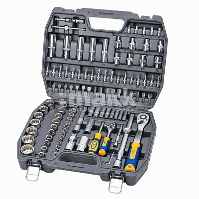 Набор инструмента 1/2"Dr и 1/4"Dr 108 предметов с 12 гран. головками Кraft 700680
