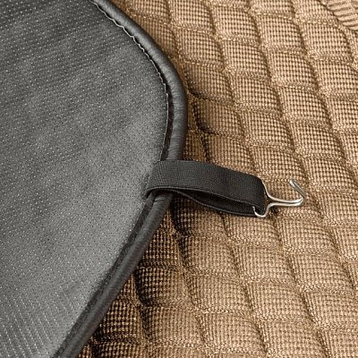 Накидки на сиденье Car Performance передние 2 шт  fiberflax бежевые 12шт/уп CUS-1032 BE