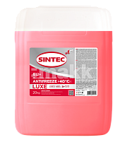 Антифриз  Sintec Luxe (-40) 20кг G12+ (красный)