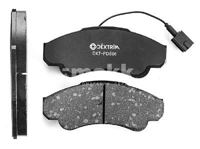 Колодки тормозные передние DX7FD506 Dextrim