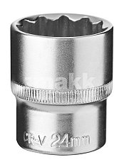 Головка торцевая стандартная двенадцатигранная 1/2" 18 мм Кraft 700351