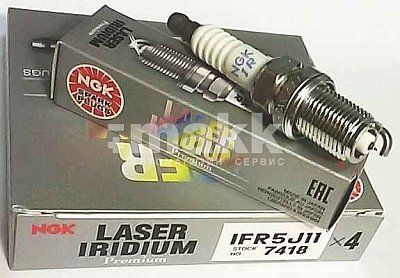 Свеча зажигания NGK 7418 IFR5J11 (Iridium)