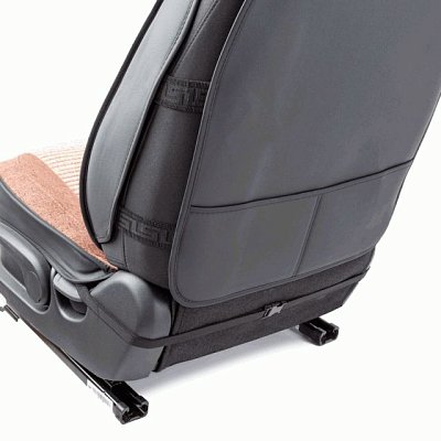 Накидки на сиденье Car Performance передние 2 шт  fiberflax коф/бежевые 10шт/уп CUS-3024 COFFEE/BE