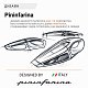 Пылесос автомоб "Агрессор" 12V 90W 2х скоростной LED фонарь 470мл шнур 4м 4 насадки AGR-170T