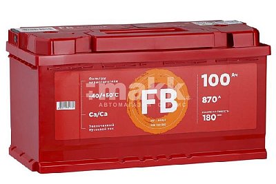 Аккумуляторная батарея 100 Ач FB п/п 35,3*17,5*19