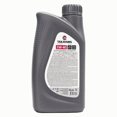 Масло моторное TAKAYAMA  5W40 синт. API SN/CF ACEA A3/B4  1л пластик