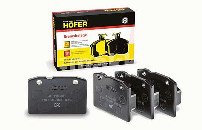 Колодки тормозные передние HF 350 801 HOFER