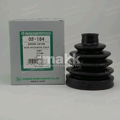 Пыльник ШРУСа Toyota Camry, Kluger,Harrier наружн. 02-164 Maruichi (хомуты в ком-те)