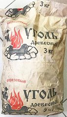 Уголь древесный 3кг