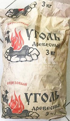 Уголь древесный 3кг