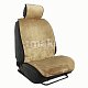 Накидка на сиденье бежевая темно GS искусственный мех короткий ворс 1 шт