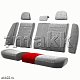 Клапан торцевой Трансформер для СИДЕНЬЯ заднего ряда TRS/KL-002S BK