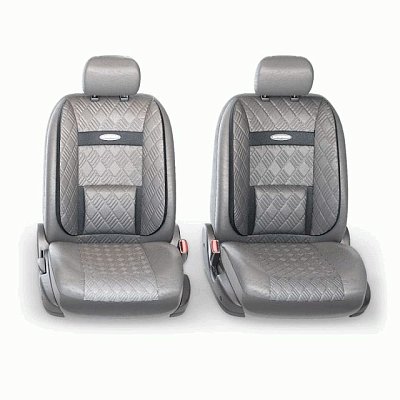 Чехлы COMFORT 11 предметов тем.серые COM-1105GP D.GY/D.GY АКЦИЯ