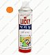 Краска-аэрозоль LUCKY оранжевая глянцевая 420мл Lc-322
