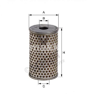 Фильтр гидравлический Hengst E10H02 (H 601/4) DAF, Iveco, MAN, Volvo, Renault, MB ГУР